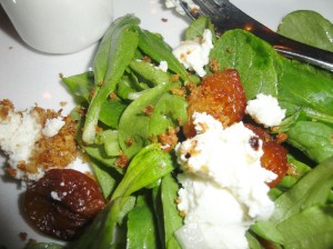 Salad with Warm Goat Cheese