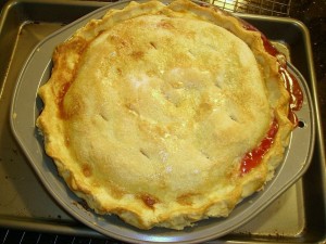 PeachPieWhole. Carol Fenster's Gluten-Free Peach Pie