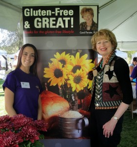 Demonstrating Whole Grain Salads at the Harvest Festival