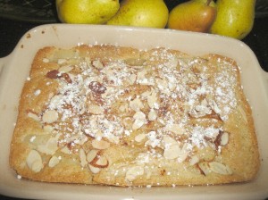 Pear Cobbler is quick, easy, and delicious.