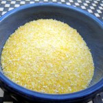 PolentaYellowGrits2012 Uncooked corn grits  from Bob's Red Mill