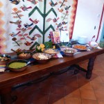 RanchoLaPuertaSept2013 157 Fish Taco Bar at La Cocina que Canta Cooking School