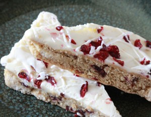 Photo by Carol Fenster Cranberry Shortbread Bars from Carol Fenster